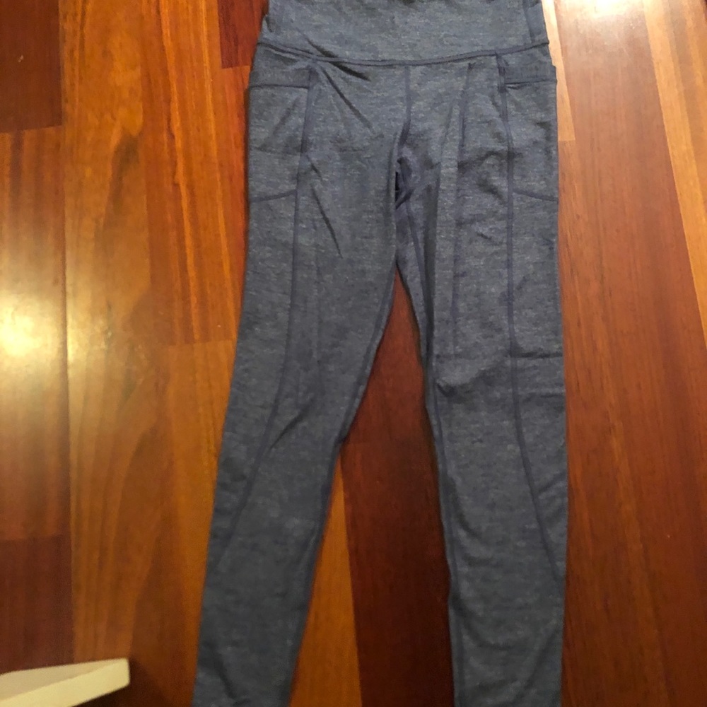 Light blue full length leggings